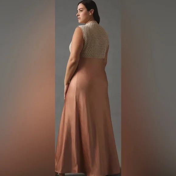 NWT Mare Mare x Anthropologie Mock-Neck Sleeveless Maxi Dress - Picture 4 of 13